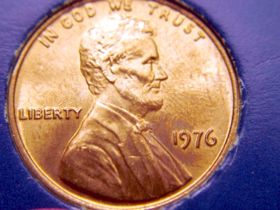 1976-Lincoln-Memorial-Cent-With-A-Die-Rotation-Error.
